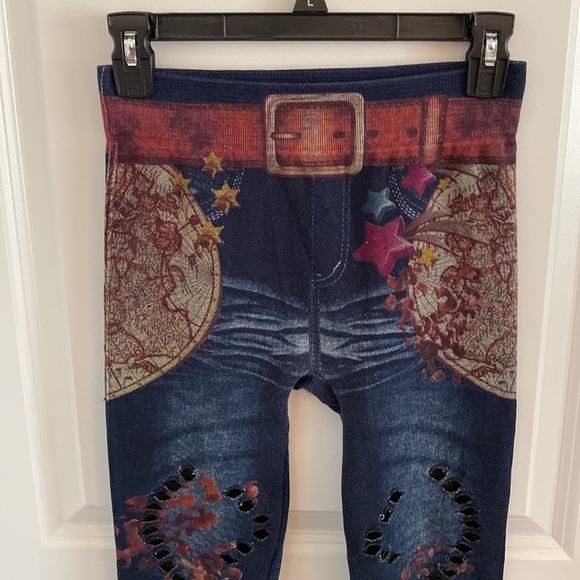 Faux Jeans Leggings - Picture 2 of 8